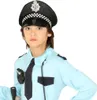 schwarzer Polizei Hut für Kinder Polizeimütze Produktbild-Vorschau 2