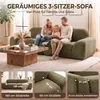 HOMCOM 3-Sitzer-Sofa, 244 cm Cloud-Sofa mit Chenille-Optik, Produktbild-Vorschau 4