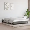 vidaXL Rám postele bez matrace tmavě šedý 140x190 cm látka Náhled obrázku produktu 2