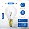 Kugellampe 220/230V Lampe E14 40W 45mmØ 75mm Kugelform Produktbild-Vorschau 4