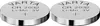 Two VARTA CR2032 lithium coin cell batteries are shown side-by-side against a white background. Voir les images du produit