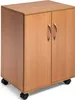 DURABLE Mobiletto multifunzione 74/53 con ante, Marrone, Anteprima dell’immagine prodotto 1