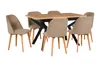 Esszimmer-Set 6x "Monti 3" Stühle + "Ikon 4" Tisch Produktbild-Vorschau 2