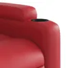 Massagesessel Elektrisch Rot Kunstleder Produktbild-Vorschau 10