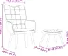 Line drawing of a chair and ottoman with dimension lines. Náhľad obrázku produktu