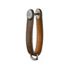 Orbitkey - Portachiavi in pelle Crazy-Horse - colore rovere Anteprima dell’immagine prodotto 2