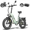 Mofaroller Faltbares Moped 20 Zoll 500 W Max 45 km/h Akku Produktbild-Vorschau 1