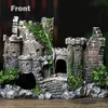 Kunstharz-Aquarium, altes Schloss, Dekoration, Aquarium, Produktbild-Vorschau 2