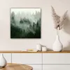 MuchoWow® - Leinwandbilder - Wald - Nebel - Bäume - Natur, Produktbild-Vorschau 6