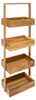 5-laags plankenrek/organizer - 4 manden - acaciahout - 27 x Productafbeelding-voorbeeld 1