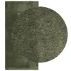 Rug HUARTE Green 100 x 200 cm 100% Polyester Plat Productafbeelding-voorbeeld 3