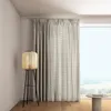 Dekoria Vorhang mit Kräuselband, grau-ecru , 130 x 245 cm Produktbild-Vorschau 1