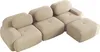 Modulares rahmenloses Ecksofa aus Cordstoff, ohne Montage, Produktbild-Vorschau 6