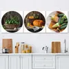 Set mit gemälden auf leinwand herbstliche küche 120x40 cm Produktbild-Vorschau 2