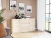 Komoda 140 cm zásuvky dveře skříňka FRAMIRE R-140-S3 sonoma Náhled obrázku produktu 2