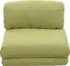 A green upholstered chair or sofa, folded into a compact form. Produktbild-Vorschau