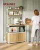 Küchenregal mit Steckdosen, Küchenschrank, 40 x 80 x 170 Produktbild-Vorschau 3
