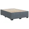 Boxspringbett mit Matratze Dunkelgrau 140x200 cm Samt Produktbild-Vorschau 5