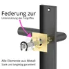 Graphit Türbeschlag BAUHAUS BB-Langschildgarnitur für Produktbild-Vorschau 5