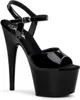 Pleaser | Sandály - Adore-709 - Černá - EU 38 - Kvalitní Náhled obrázku produktu 1
