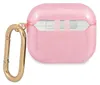 Guess Apple AirPods 3 Cover Glitter Pink Transparent Produktbild-Vorschau 3