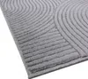 Schöner weicher Teppich mit Linienmuster in grau Größe - Produktbild-Vorschau 2