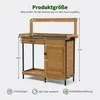 M MCombo Pflanztisch mit Schublade, Ablage, Verzinkter Produktbild-Vorschau 3