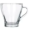 A clear glass mug on a white background. Voir les images du produit
