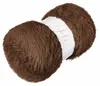 Koc włochacz Yeti 70x150 cm brązowy Podgląd zdjęcia produktu 1