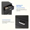 Collage of images showing features of a black filing cabinet. Anteprima dell’immagine prodotto
