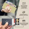 Slimpuro Porte Carte Airtag Apple, Portefeuille Homme Cuir Voir les images du produit 2