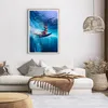 Gerahmtes Poster - Rahmen in heller Eiche - Surfen Frau Produktbild-Vorschau 7