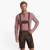 Bohmberg Herren Trachten Lederhose kurz aus echtem Produktbild-Vorschau 8
