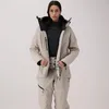 CMP Damen Stretch Skijacke Clima Protect mit Kapuze beige Produktbild-Vorschau 11