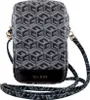 Guess Zip Gcube Bottom Stripe Handytasche - Schwarz Produktbild-Vorschau 2