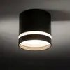 Deckenlampe Aluminium GX53 Ø 8,5 cm Aufputz Schwarz rund Produktbild-Vorschau 6