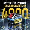 Akku Hochdruckreiniger Kabellos, 2×4000mAh Akku (8000mAh), Produktbild-Vorschau 4