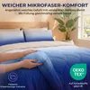 Sleep Comfy Sommerbettdecke 135x200 cm Blau mit Kissenbezug Produktbild-Vorschau 9