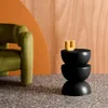 sweeek - Beistelltisch, Sofatisch, Nachttisch Metall Ø32 x Produktbild-Vorschau 2