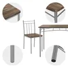 ML-Design 5-teilig Essgruppe, Esstisch mit 4 Stühlen, Produktbild-Vorschau 6
