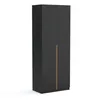 Kleiderschrank Pablo 90 cm, schwarz gold, mit Produktbild-Vorschau 1