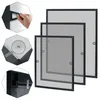 YZNAHRE Fliegengitter Fenster 100x120 cm mit Rahmen Produktbild-Vorschau 1