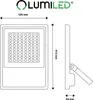 Technical drawing of a LUMILED LED spotlight with dimensions indicated. Produktbild-Vorschau