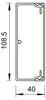 OBO Bettermann Vertr Wand+Deckenkanal m.Obert. 40x110mm,PVC Produktbild-Vorschau 3