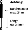 040 Parts achterklep opener staal voor VW T5 T6 T6.1 Productafbeelding-voorbeeld 2