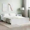 vidaXL Rám postele s čelem a podnožkou bílý 160x200 cm Náhled obrázku produktu 2
