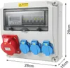 Peviasot Wandverteiler mit Stromzähler 3-Phasen und MCB,5 Produktbild-Vorschau 2