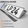 2x Kennzeichenhalter Carbon Nummernschildhalter Produktbild-Vorschau 5