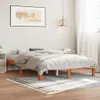 Design Massivholzbett Wachsbraun 120x190 cm Kiefer, Produktbild-Vorschau 3