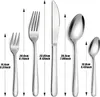 Besteck Set, 30 teilig Besteck Set 6 Personen, Edelstahl Produktbild-Vorschau 2